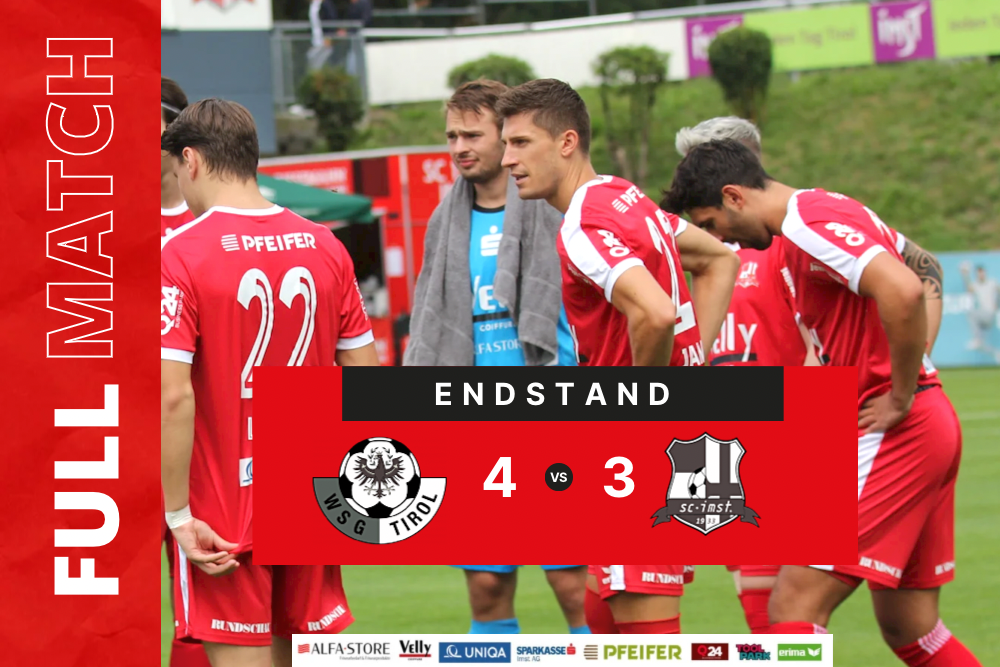 4:3 Niederlage Gegen Die WSG Tirol A.