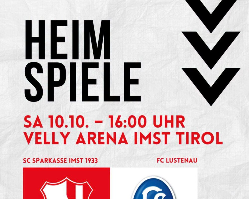 FC Lustenau und der SV Götzens zu Gast in der Velly Arena Imst Tirol