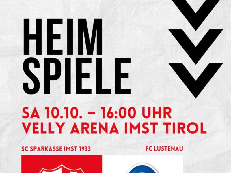 FC Lustenau und der SV Götzens zu Gast in der Velly Arena Imst Tirol